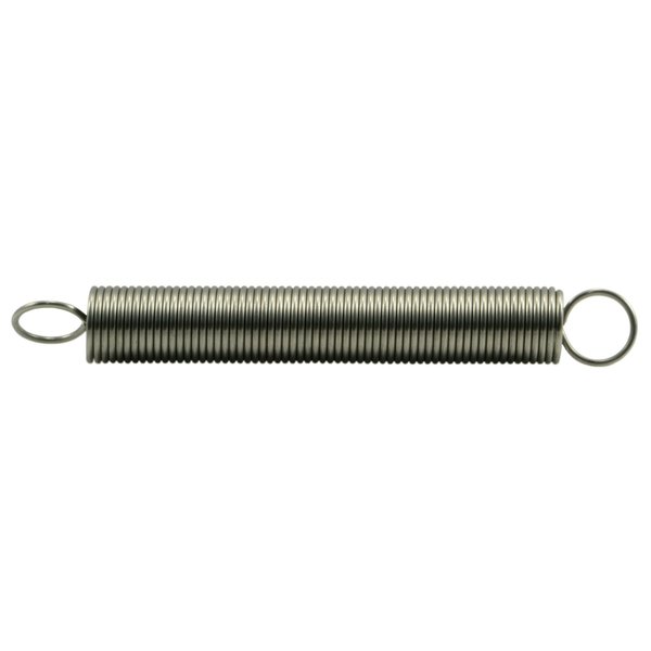 Midwest Fastener 1/2" x 0.047" x 4" 18-8 Stainless Steel Extension Springs 3PK 38825